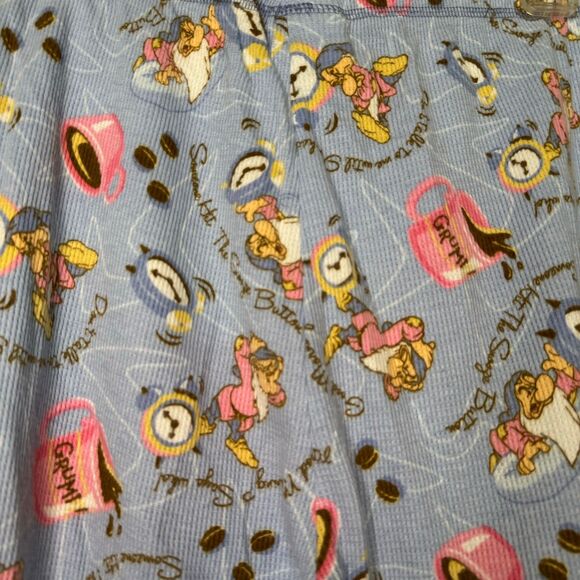 VINTAGE DISNEY Direct women's size large L Grumpy good morning pj pajama pants - Picture 5 of 10